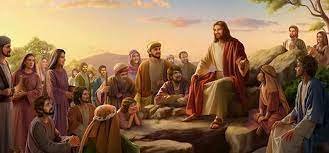 imagens-5 Jesus pregando no monte, ensino aos discípulos, sermão ao ar livre