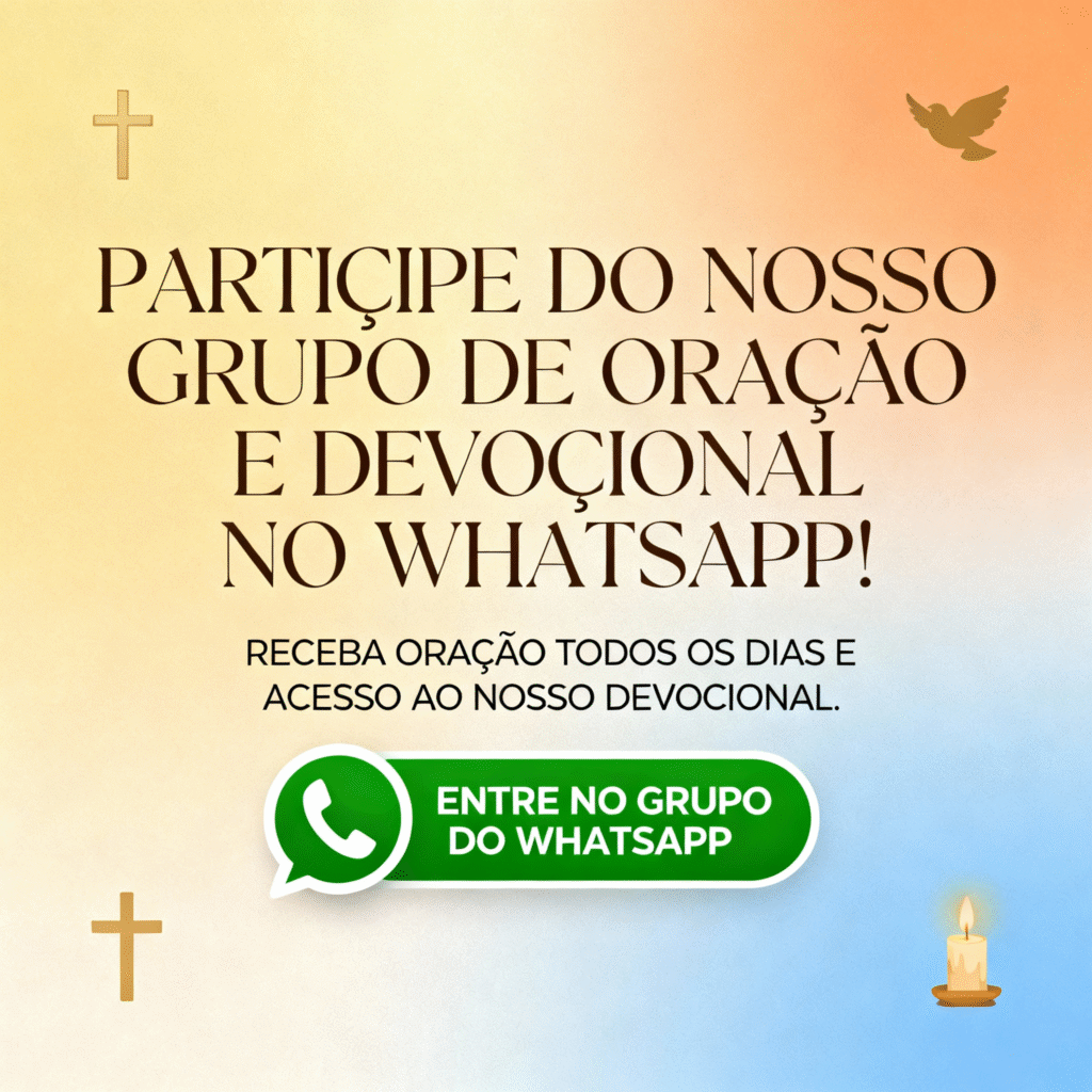 banner participe do nosso grupo de oração e devocional