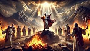 download (1) Elias no Monte Carmelo diante do altar em 1 Reis