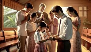 download (13) líder orando com a equipe, simbolizando humildade e serviço cristão.