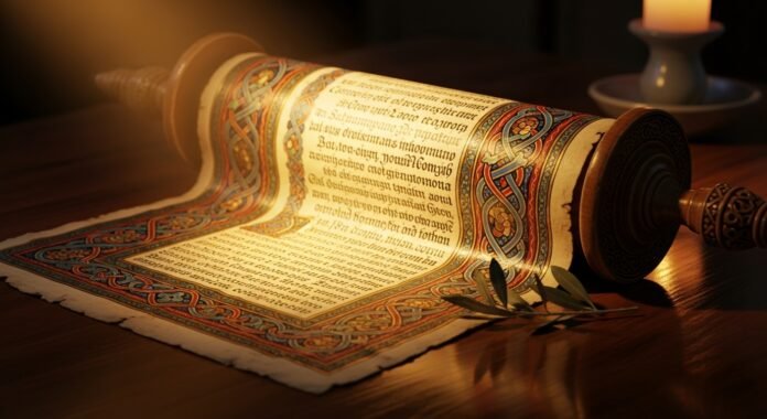 pergaminho_iluminado_palavra_viva pergaminho iluminado simbolizando a Palavra viva e fiel do Senhor.