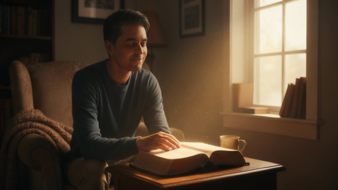 Pessoa lendo Bíblia ouvir Deus 1200x675 pessoa lendo a Bíblia buscando ouvir a voz de Deus