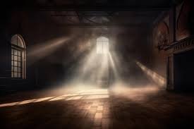 download (2) Luz intensa atravessando um ambiente escuro, simbolizando plenitude e reconciliação em Cristo.