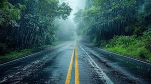 download (50) estrada sob neblina leve com feixe de luz ao fundo, simbolizando esperança em meio à incerteza